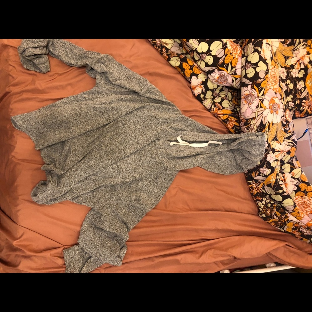 Hollister Gray Knit Soft Sweatshirt